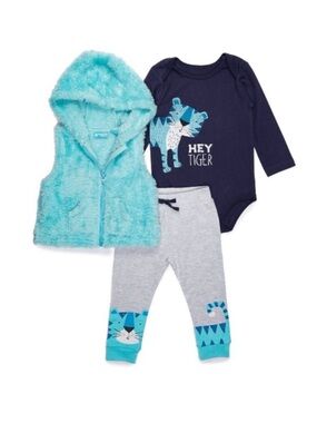 Lightning Bug Plush Vest, Hooded & Pants